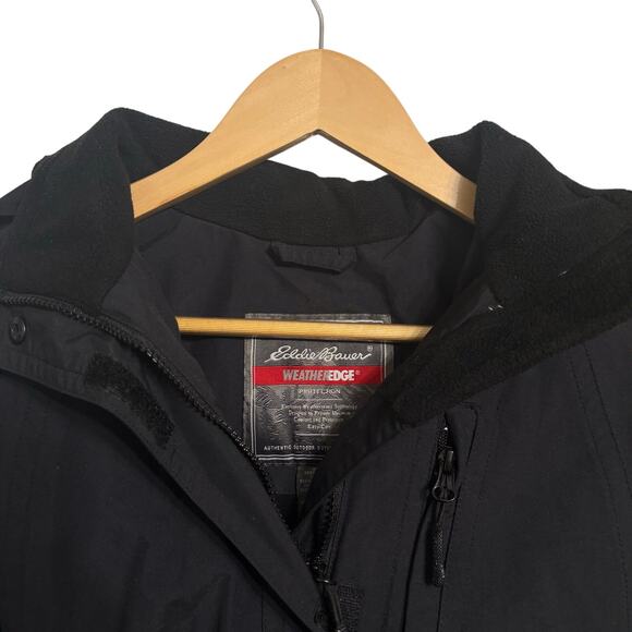 EDDIE BAUER Weatheredge Black Fleece Lined Jacket | S - Picture 3 of 8